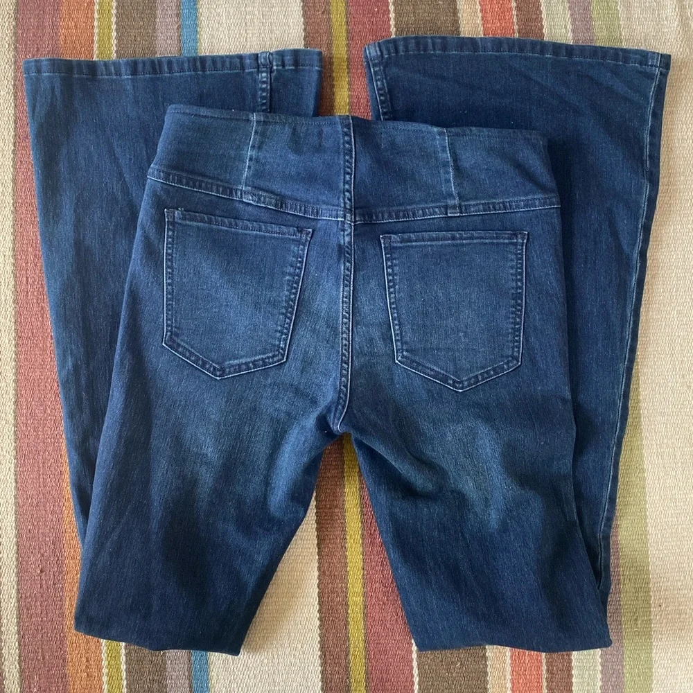 NWOT Free People Penny Pull-On Flare Jeans - Size 28 - Picture 3 of 11